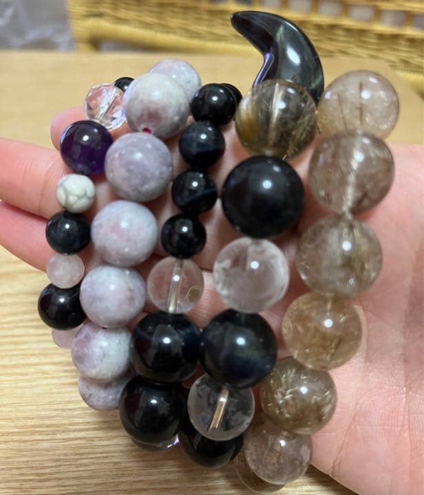 数珠　タイガーアイなど　5セット売り