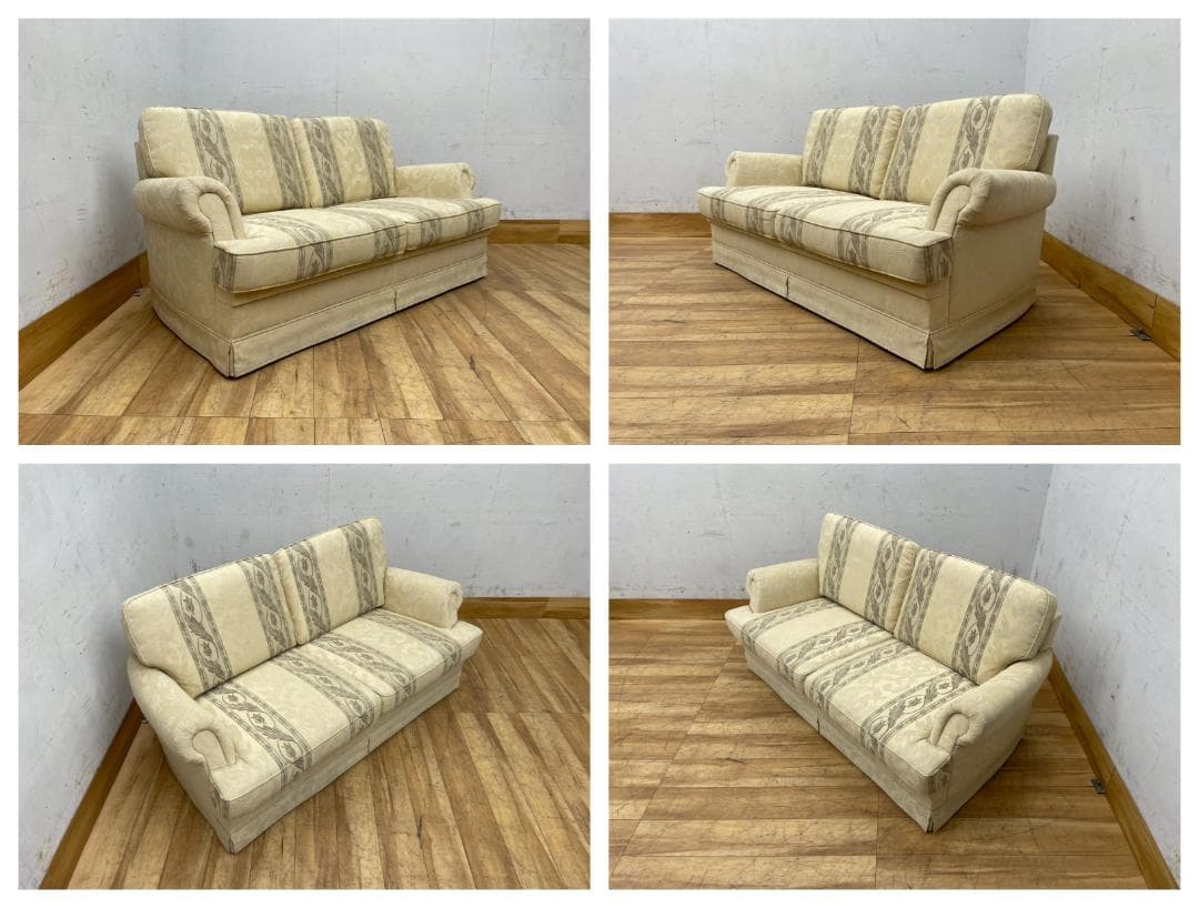 T7847☆美品☆マルニ☆maruni☆地中海☆モナコハイ☆2人掛けソファ