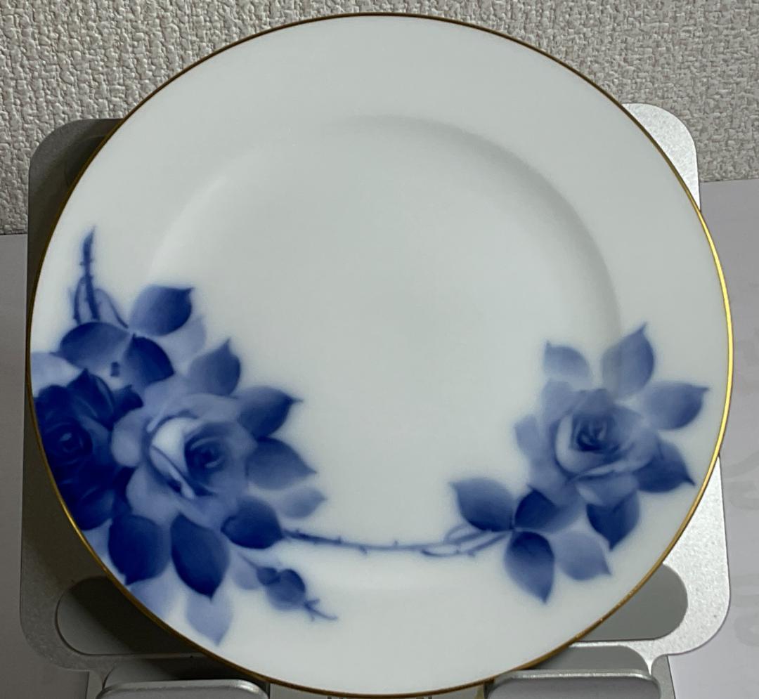 大倉陶園　OKURA 　ブルーローズ　8枚セット（美品）
