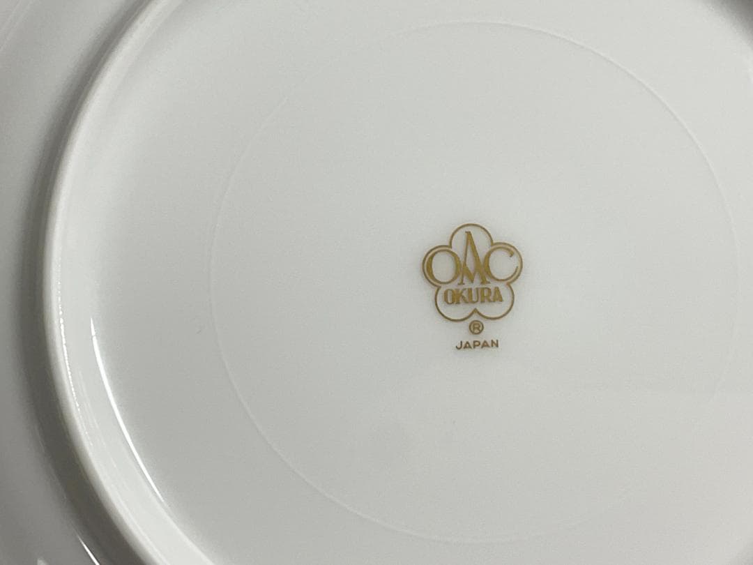 大倉陶園　OKURA 　ブルーローズ　8枚セット（美品）