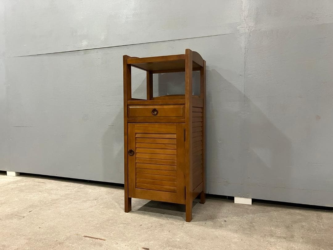 『karimoku』カリモク 電話台 TEL台 FAX台 花台 飾り台 収納家具