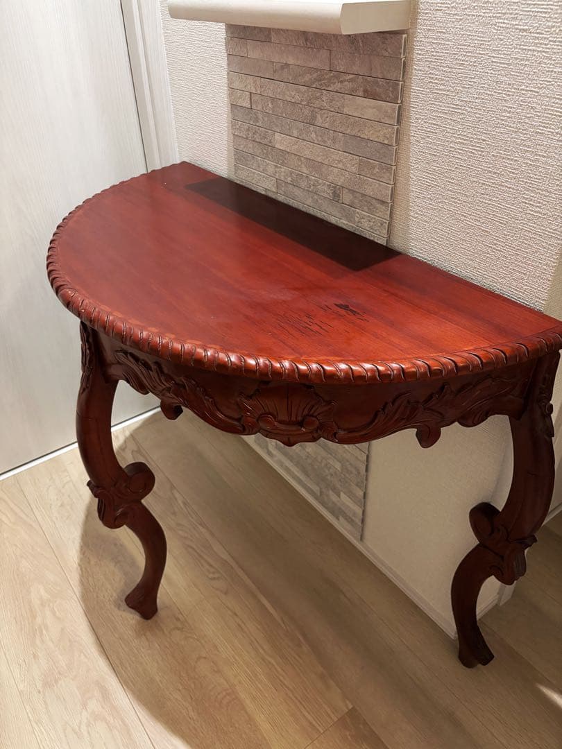 アンティーク コンソール サイドテーブル 猫脚 イタリア