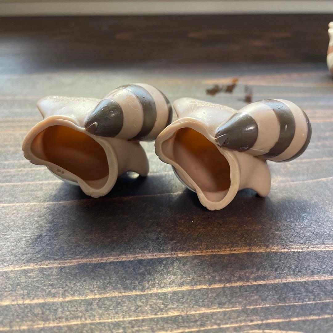 ポケモンキッズ ソフビフィギュア 指人形 オタチ オオタチ レトロ