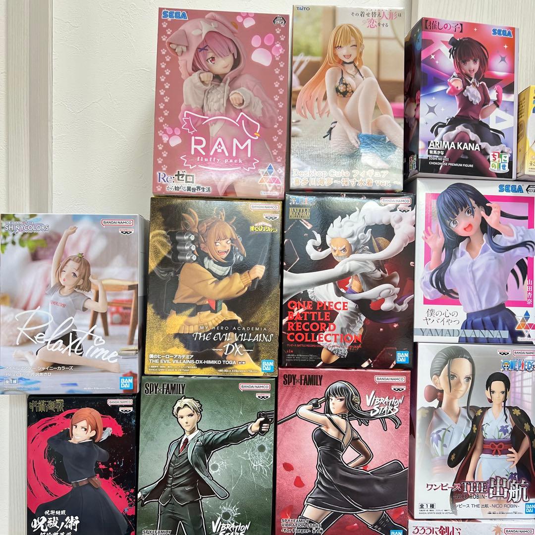 人気フィギュア28個まとめ売り（ドラゴンボール、ワンピース、呪術、美