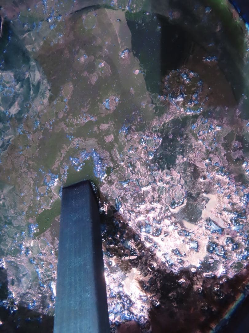 藍染め鯉のぼり　<中単体> 名入れあり　手染め　淡色