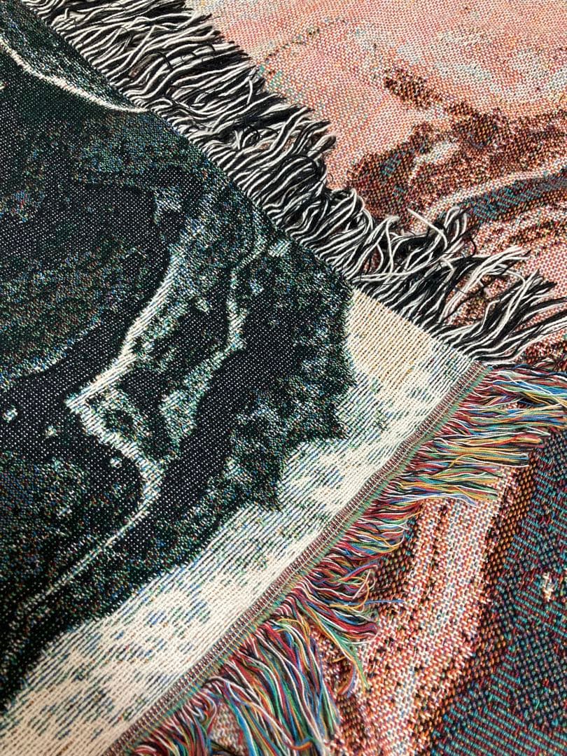 専用　ブランケットMarble Woven Throw Blanket