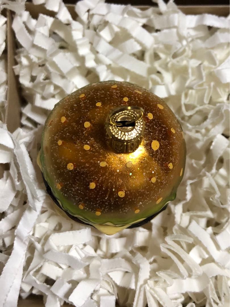 アスティエ　ガラスオーナメント チーズバーガー 新品未使用‼️