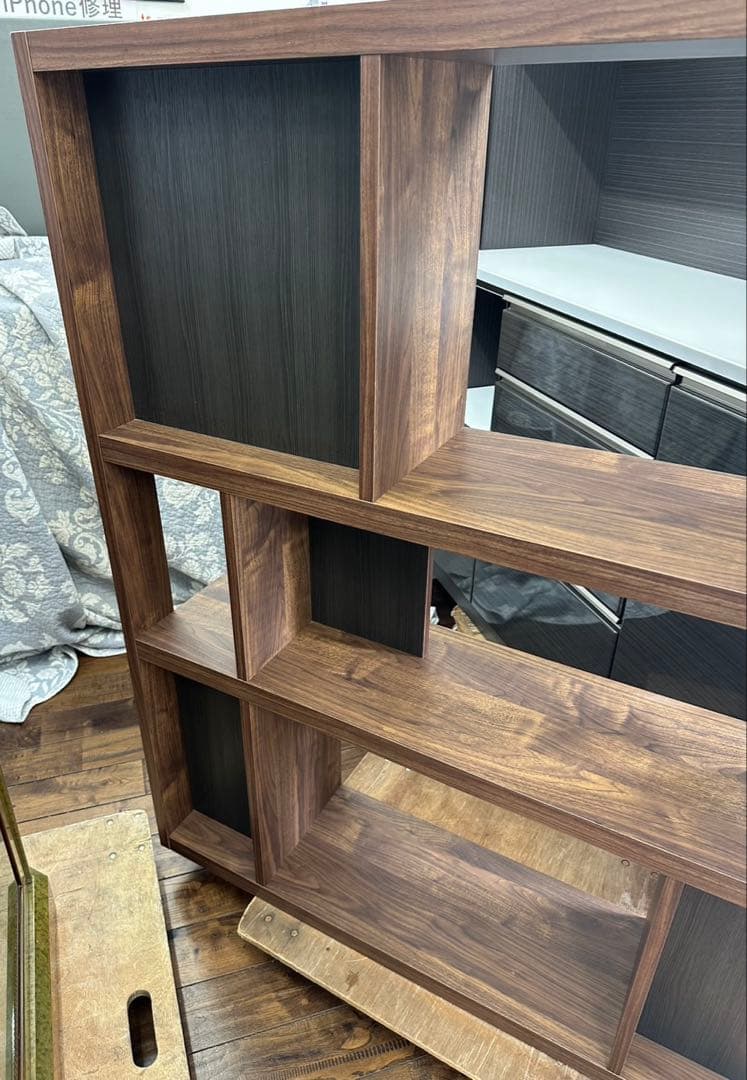 大塚家具　シェルフ　ローナ　幅180cm　木目調　北九州市福岡市限定