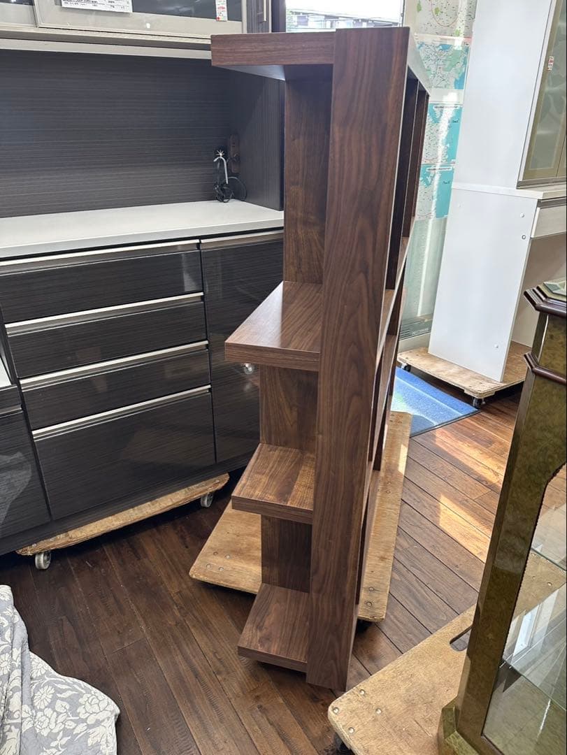 大塚家具　シェルフ　ローナ　幅180cm　木目調　北九州市福岡市限定