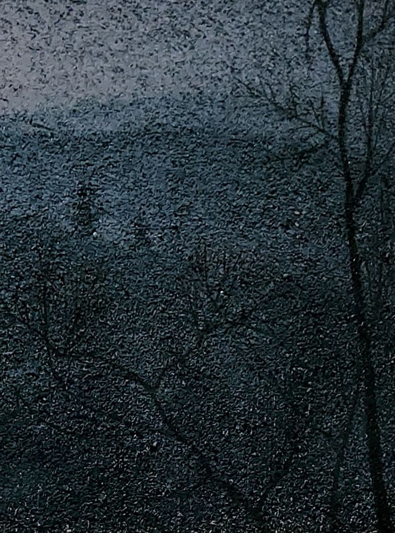 松浦 敬文「黒谷夕鐘」油彩