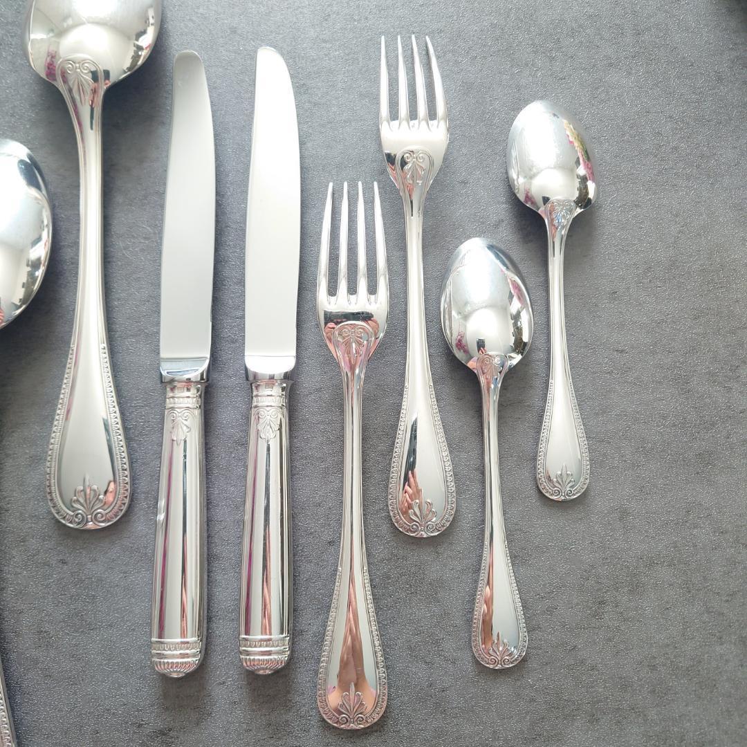 美品 クリストフル マルメゾン テーブルサイズ デザートサイズ 12点