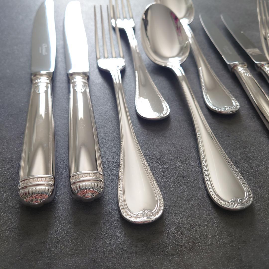 美品 クリストフル マルメゾン テーブルサイズ デザートサイズ 12点