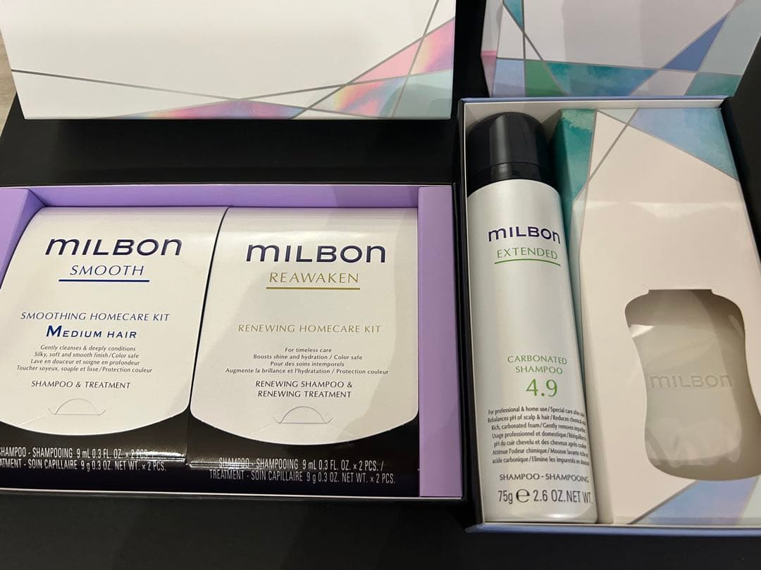 グローバルミルボン　スカルプシャンプー&トリートメント1000＋コフレ2個