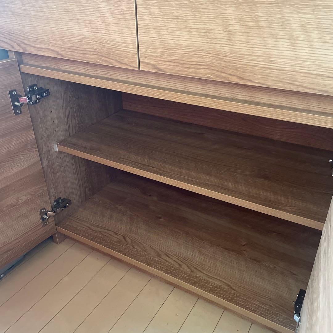 LOWYA [幅140] 食器棚 キッチン収納 カップボード