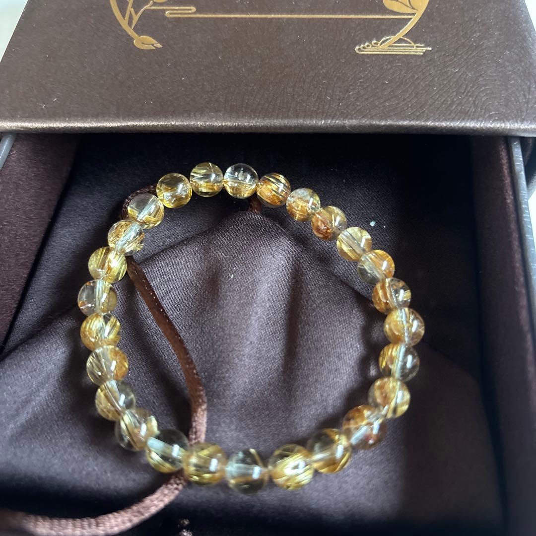 ルチルクォーツブレスレット