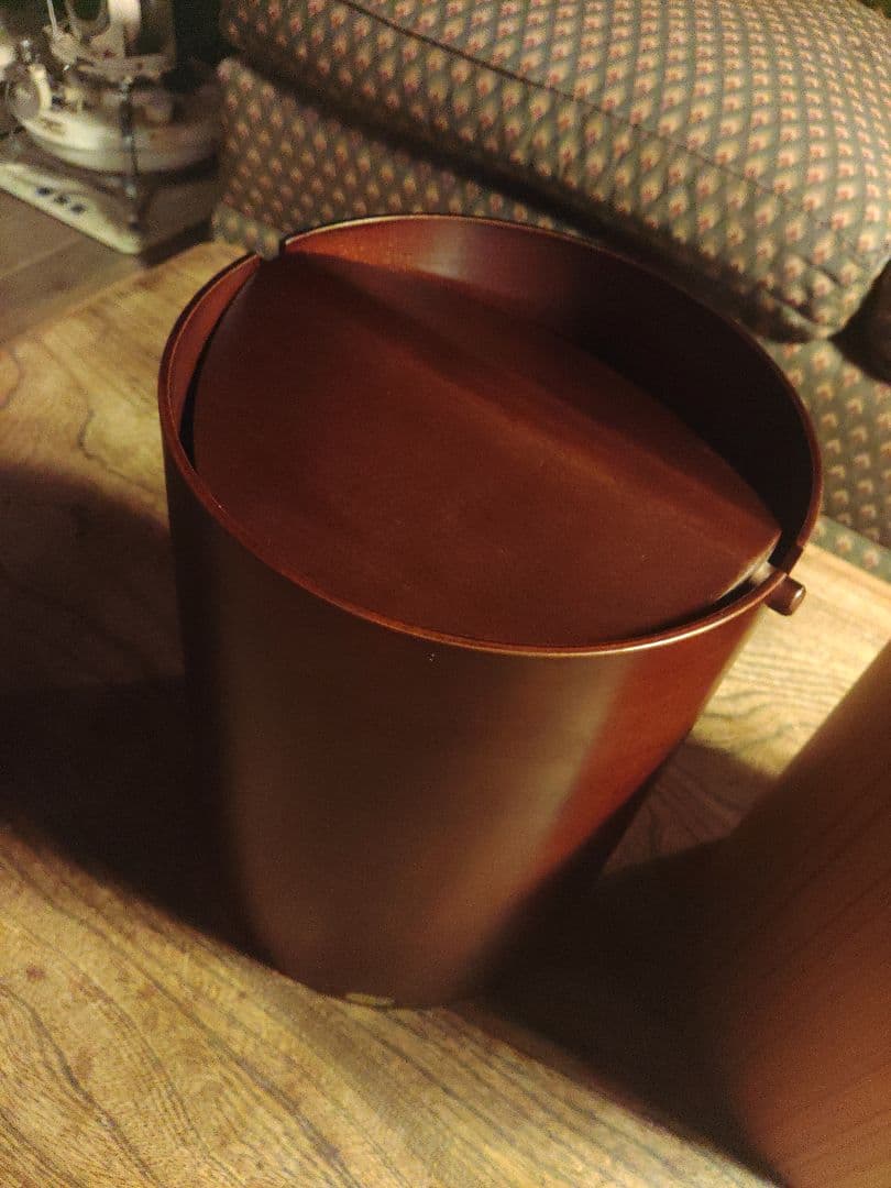 未使用　カリモク60 サイトーウッド　saitowood ゴミ箱　ダストボックス