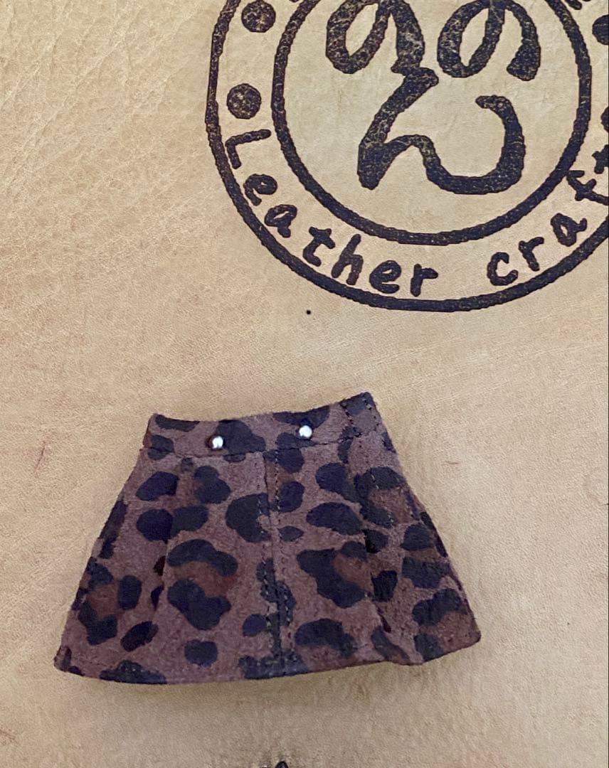 (58)モンストドールサイズ　本革クシュクシュブーツ　ハンドメイド