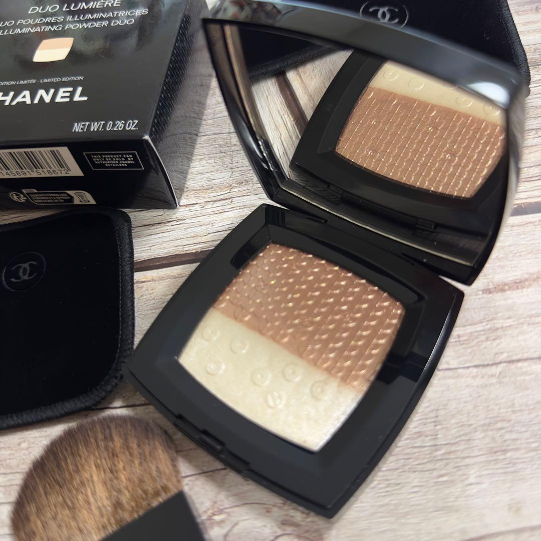 新品未使用 シャネル デュオ プ―ドゥル ルミエール　フェイス パウダー