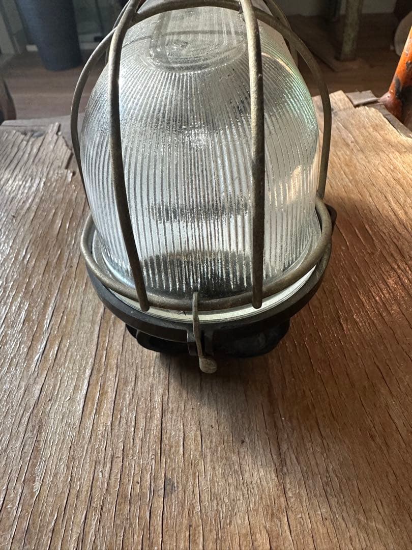 アンティークバンカーランプ　バウハウス　インダストリアル