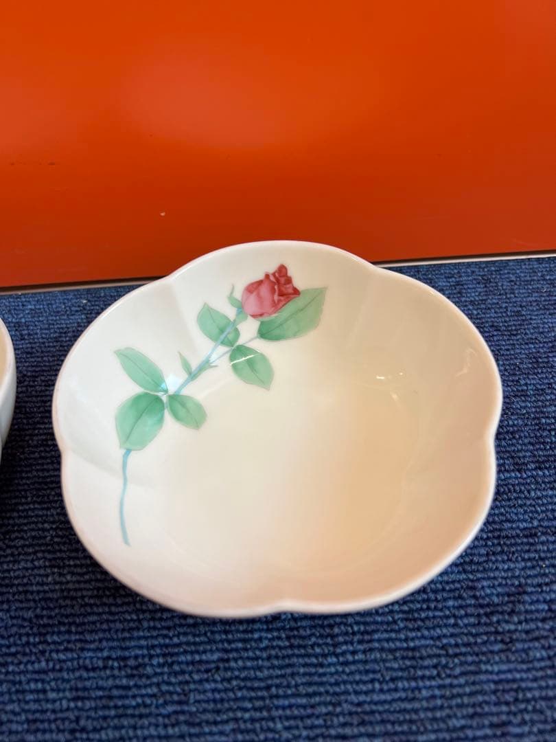 1403 香蘭社　花型小鉢　2客　未使用
