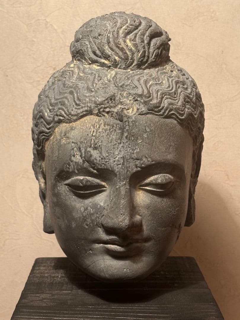 高評価商品 ガンダーラ仏頭 石仏 精巧レプリカ