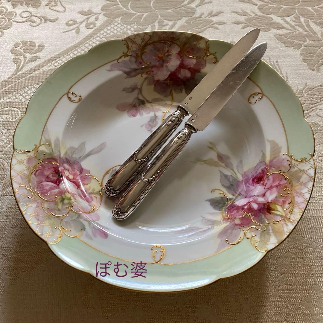 【クリストフル】純銀／デザートナイフ フルーツナイフ 6本セット