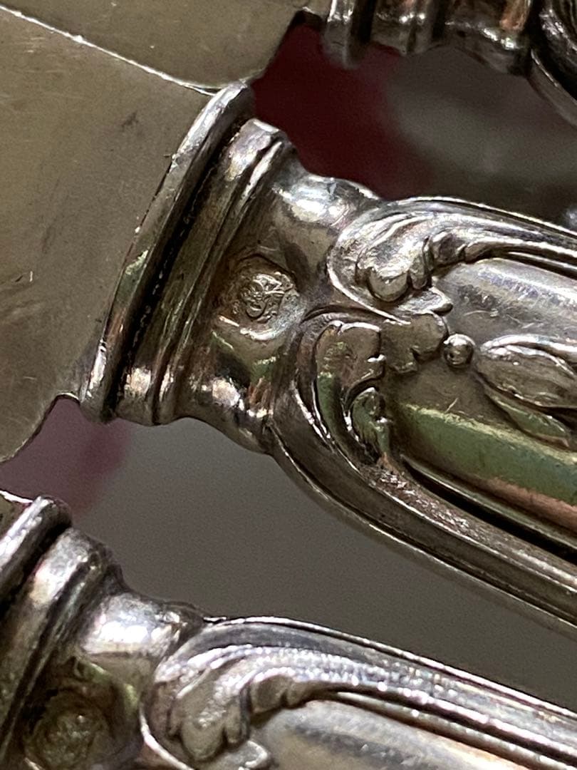 【クリストフル】純銀／デザートナイフ フルーツナイフ 6本セット