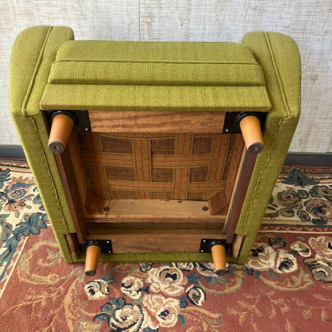 ② 昭和レトロ ミッドセンチュリー 一人掛けソファー ロビーチェア アームチェア