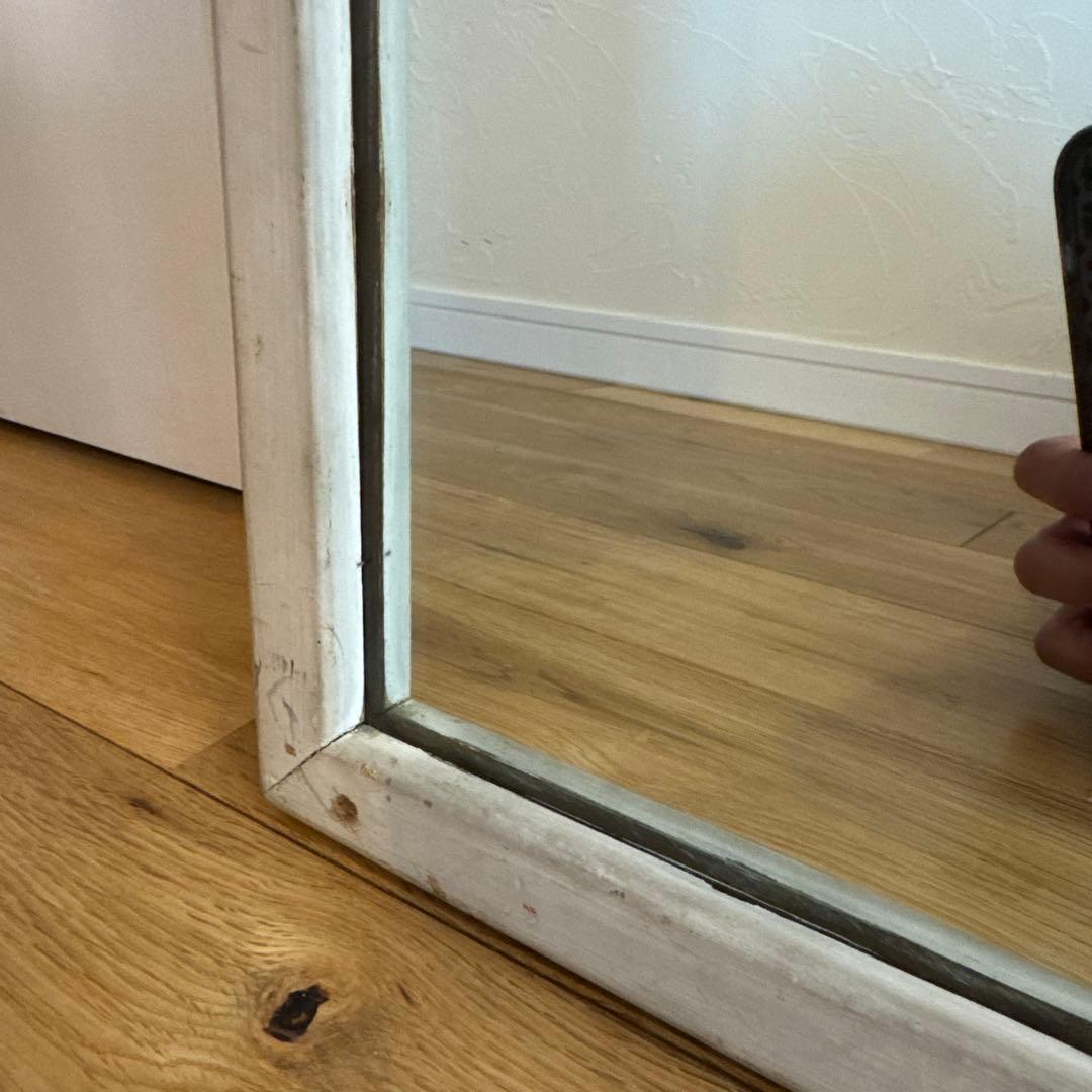 アメリカ軍 海軍 U.S.NAVY ウォールミラー シャビー アンティーク