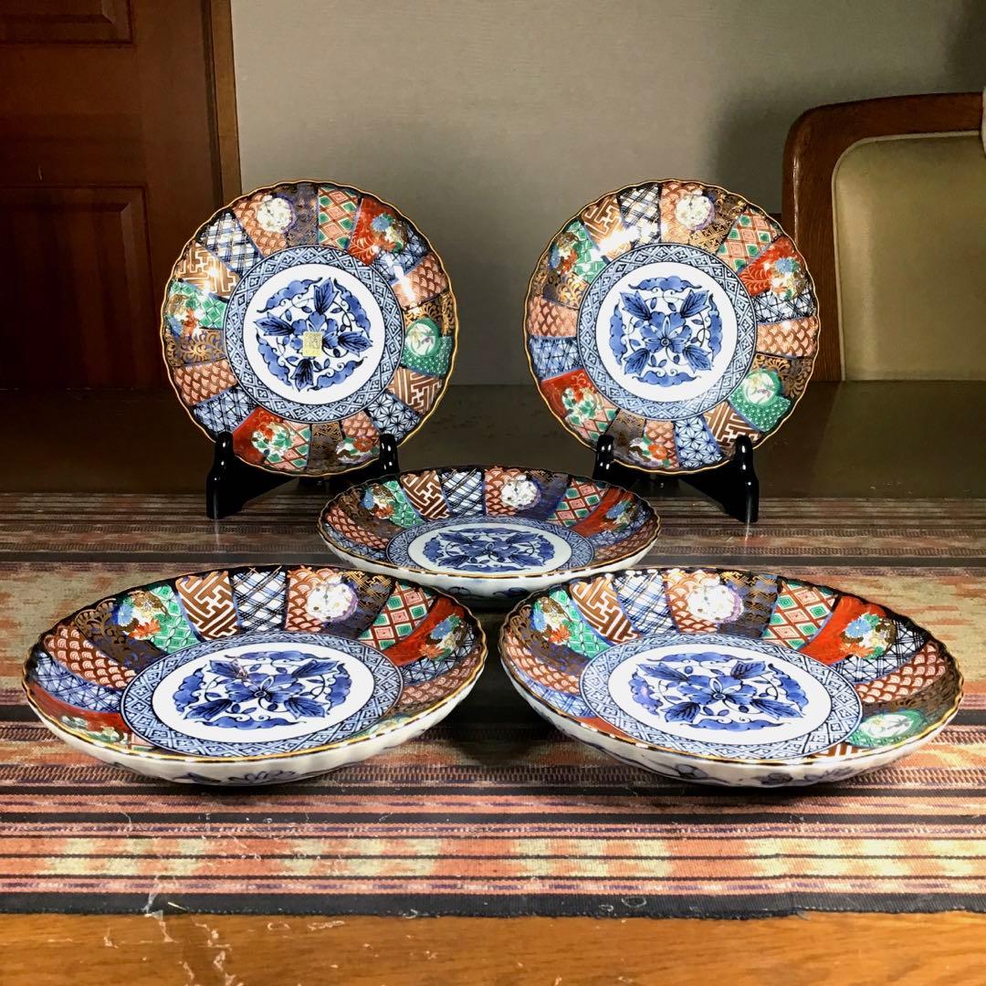 『スタうー特価』　龍峰　金彩　大皿　1枚　取り皿　5枚　小鉢　5枚