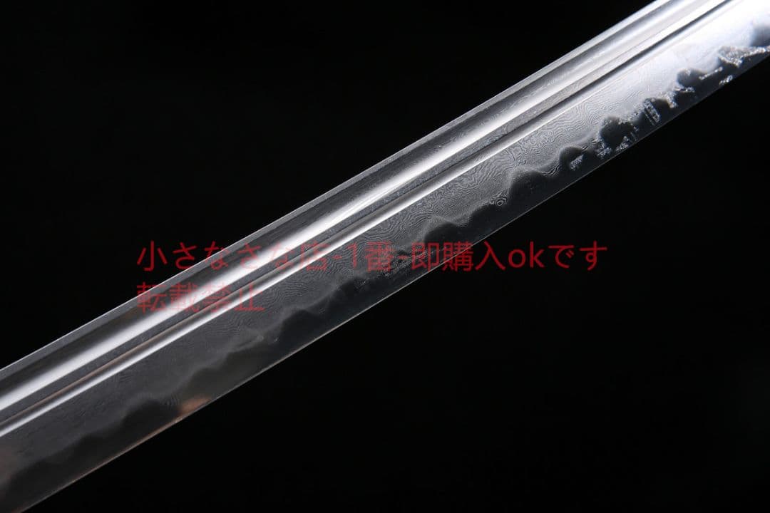 宝龍清刀黒白檀百錬文紋鋼 古兵器 武具 刀装具 日本刀 模造刀 居合刀