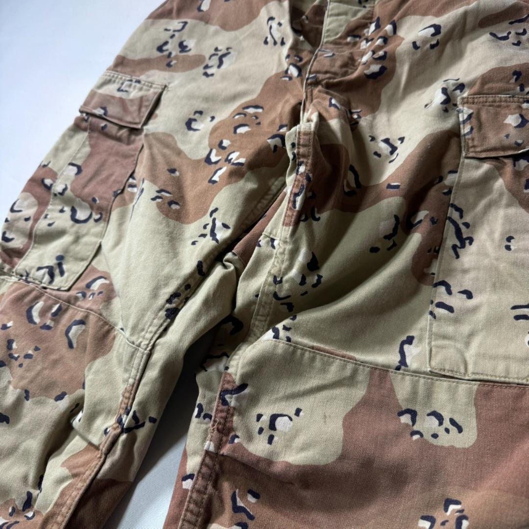 80s チョコチップ 6c デザートカモ カーゴパンツ 米軍 実物 ミリタリー