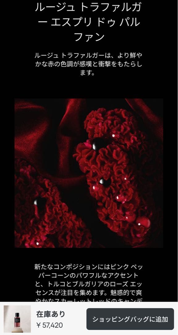 8/11まで値下げ　DIOR ルージュトラファルガー エスプリドゥパルファン