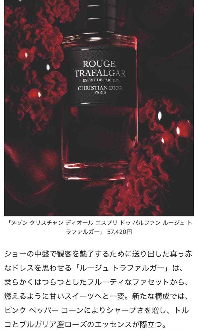 8/11まで値下げ　DIOR ルージュトラファルガー エスプリドゥパルファン