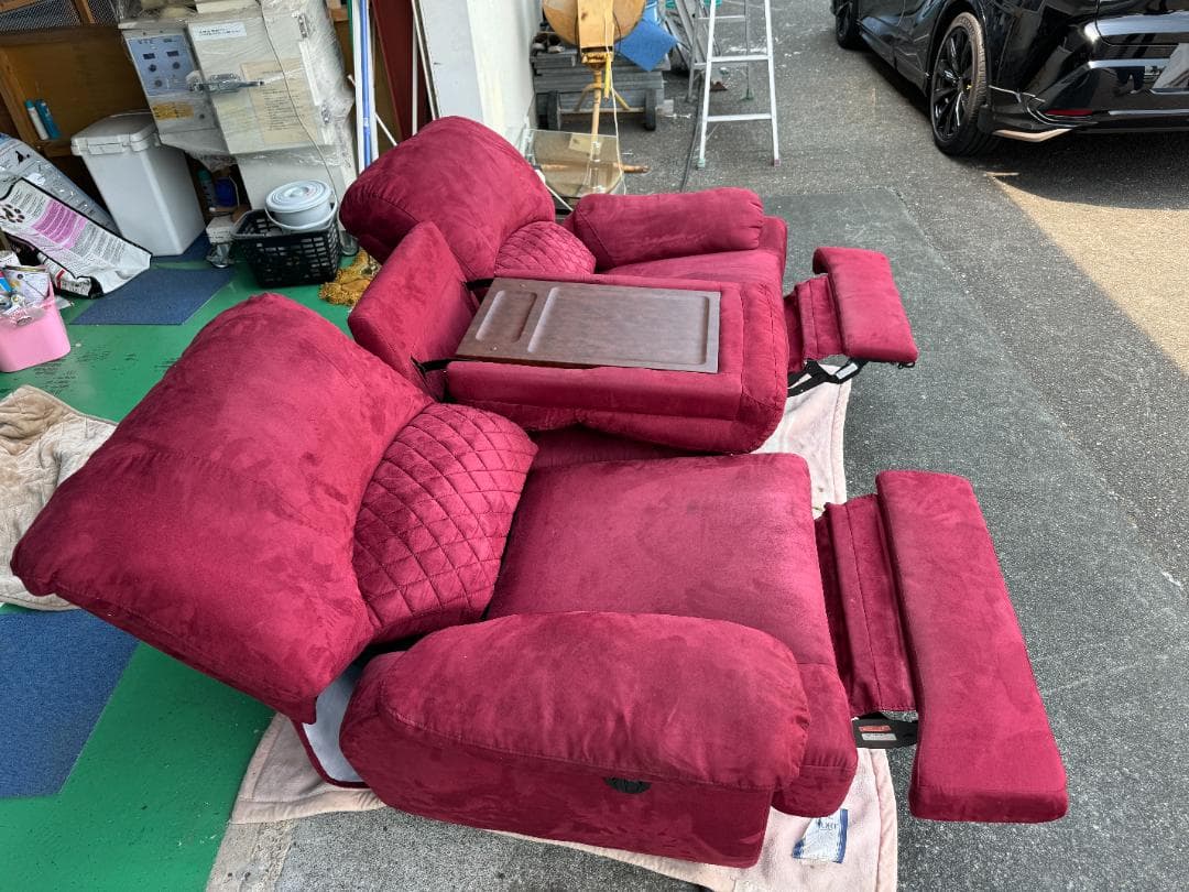 福岡発・LURKEY SOFAラルーキーソファ 3人掛け電動リクライニングソファ