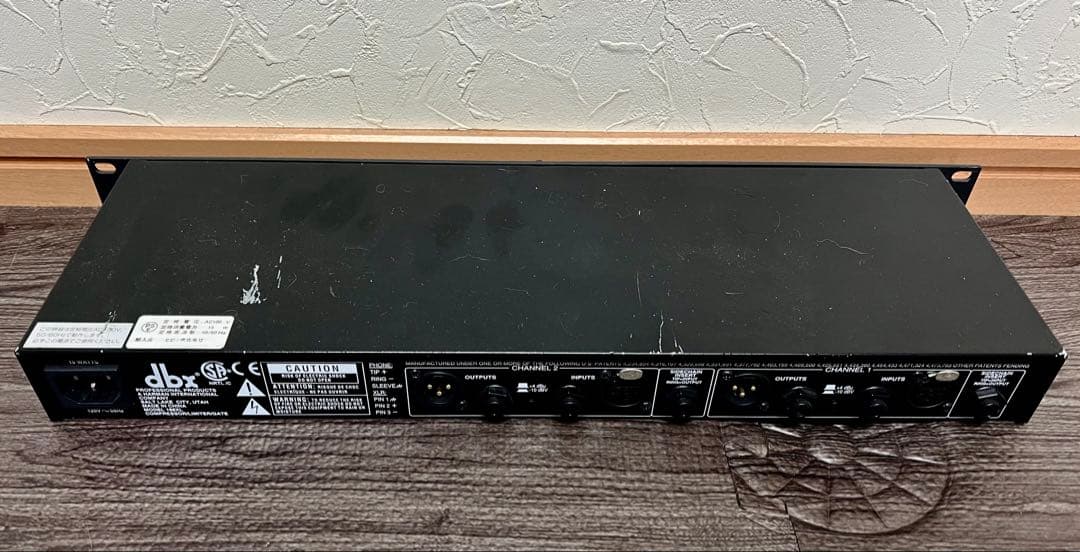 dbx 166XL 2ch コンプレッサー リミッター ゲート 動作良好 名機
