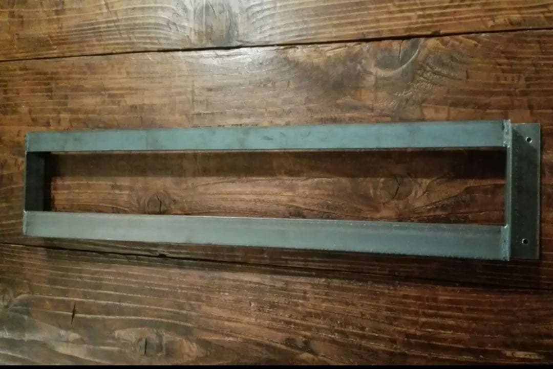 4つセット壁掛けブックラック　ウォールシェルフ　アイアン家具　ハンドメイド