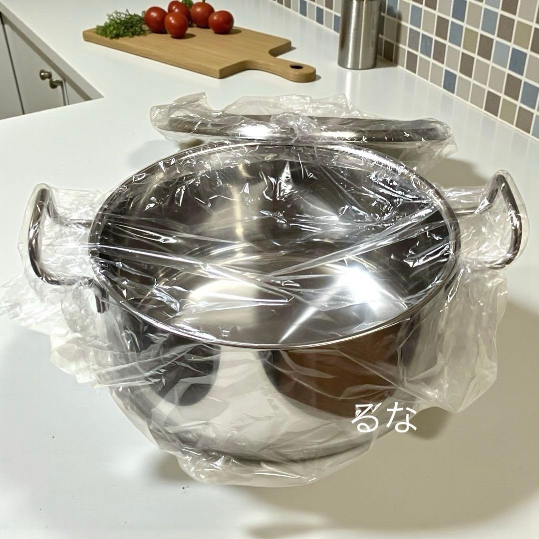 【2025 最新】ジオプロダクト 両手鍋 28cm ★おまけ付き！宮崎製作所