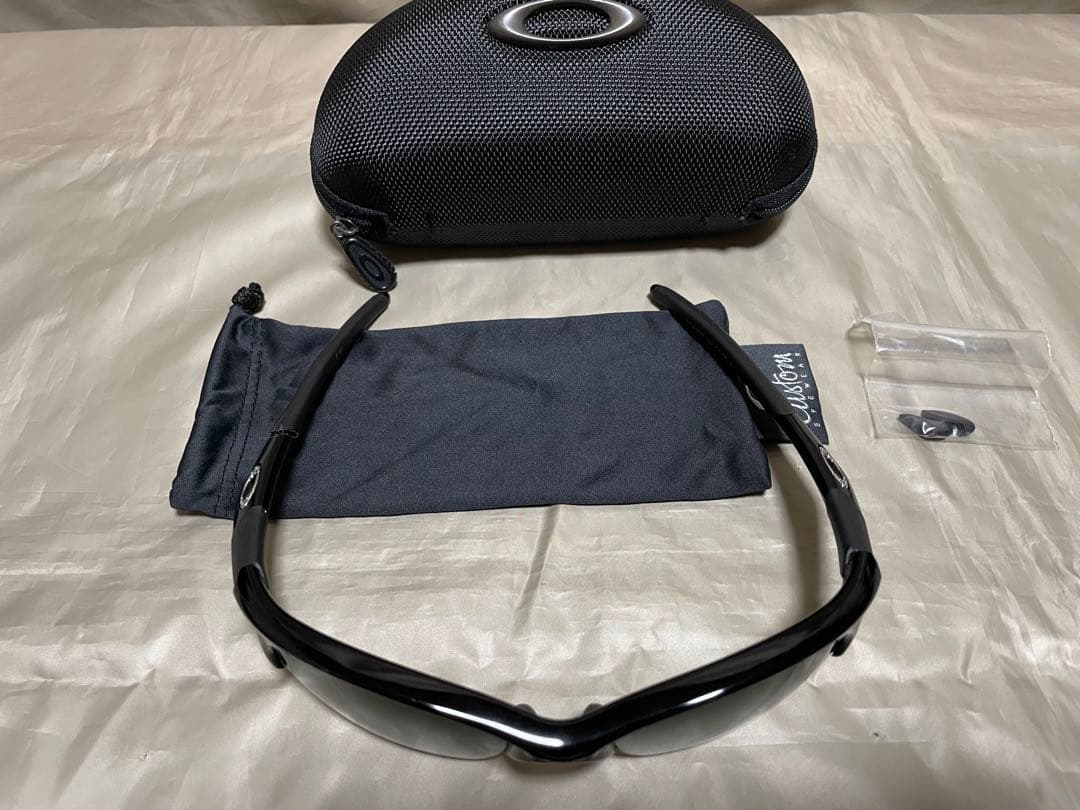 オークリー OAKLEY FLAK JACKET 度付き　偏光　サングラス