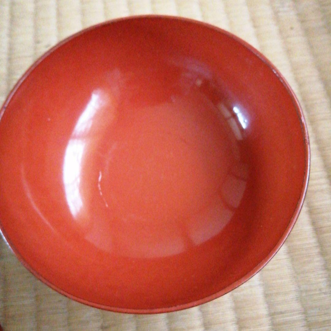 木製漆器　蓋付椀　2種11客　11.5cm　明治〜昭和初期