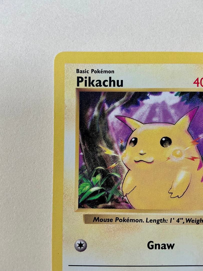 海外版初期ポケモンカードPikachu58/102.ピカチュウシャドーレス