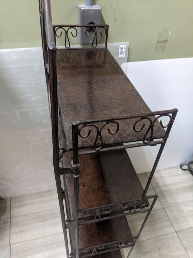 アイアン　シェルフ　アンティーク