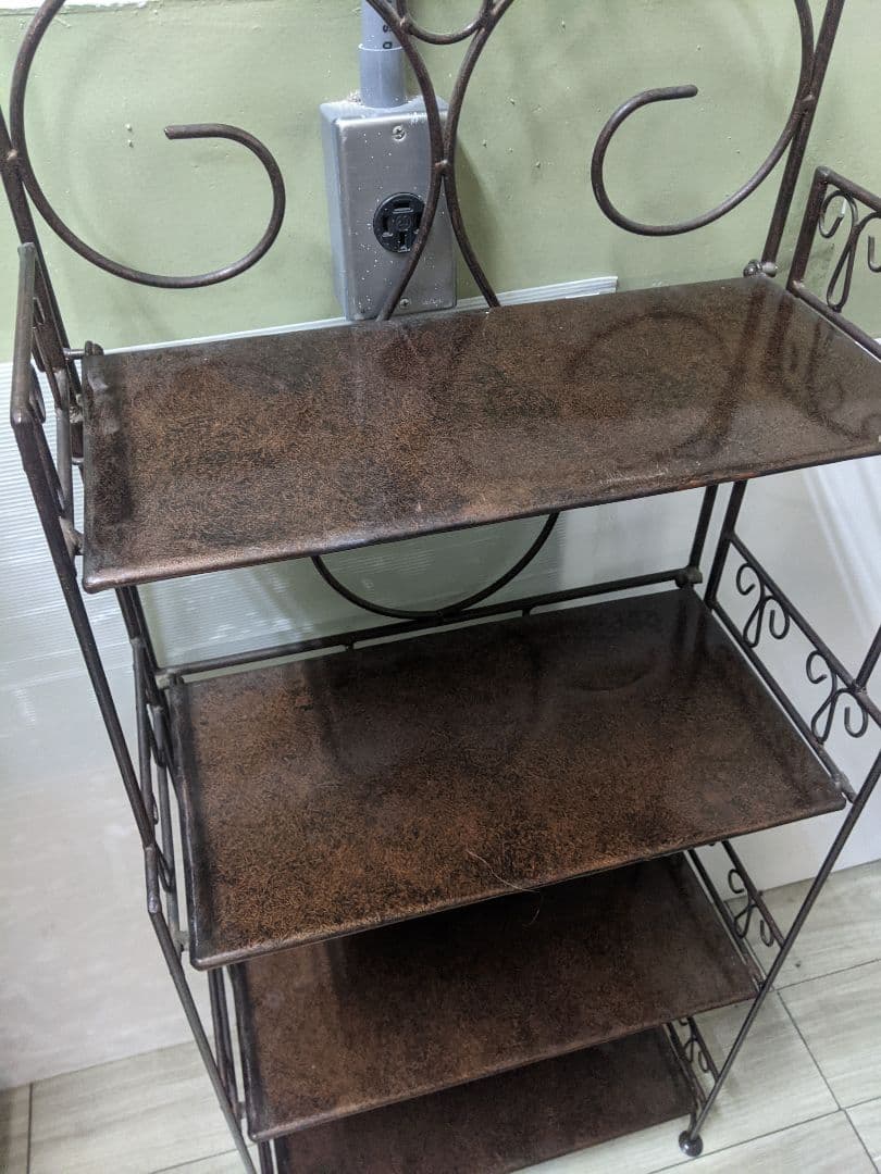 アイアン　シェルフ　アンティーク