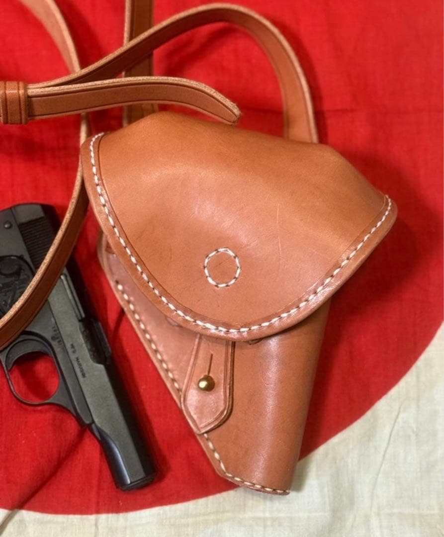 帝国陸軍　将校用　ブローニング M1910用ホルスター（複製品）サバゲ　コスプレ