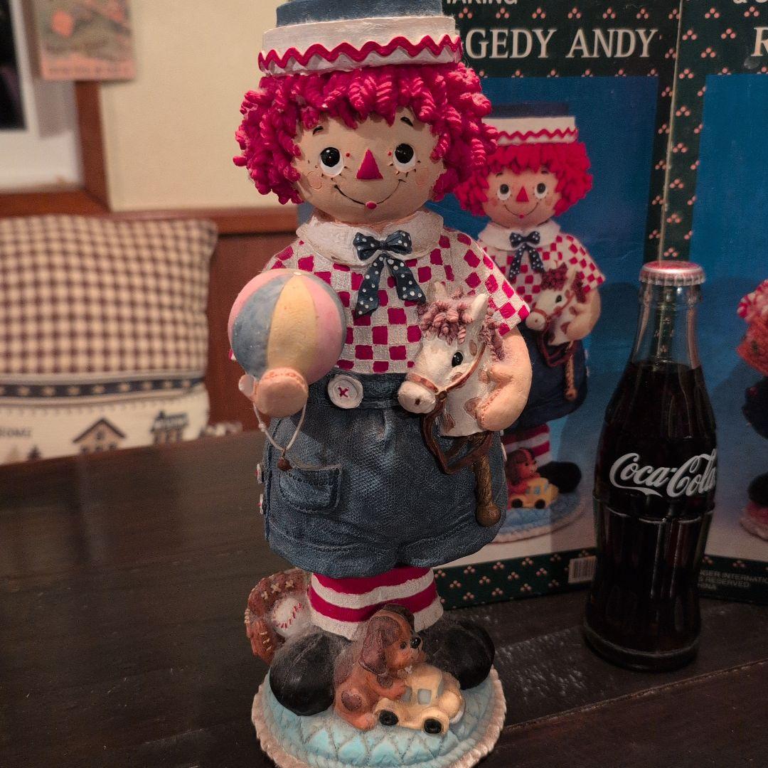 アン＆アンディ　陶器 オルゴールドール　ペア