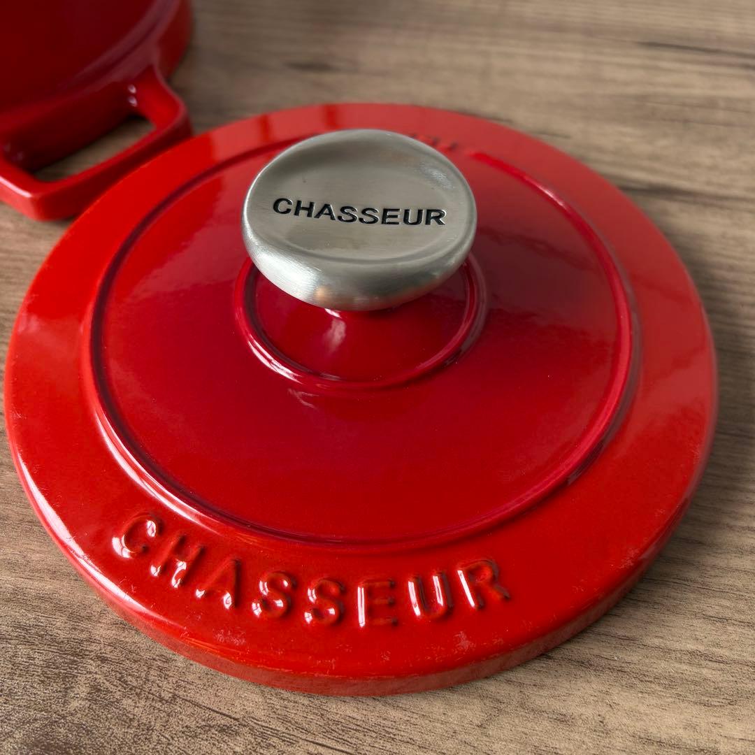 【未使用　少々難あり】シャスール　ホーロー鍋 鋳鉄鍋　コクエル16㎝　1.7L