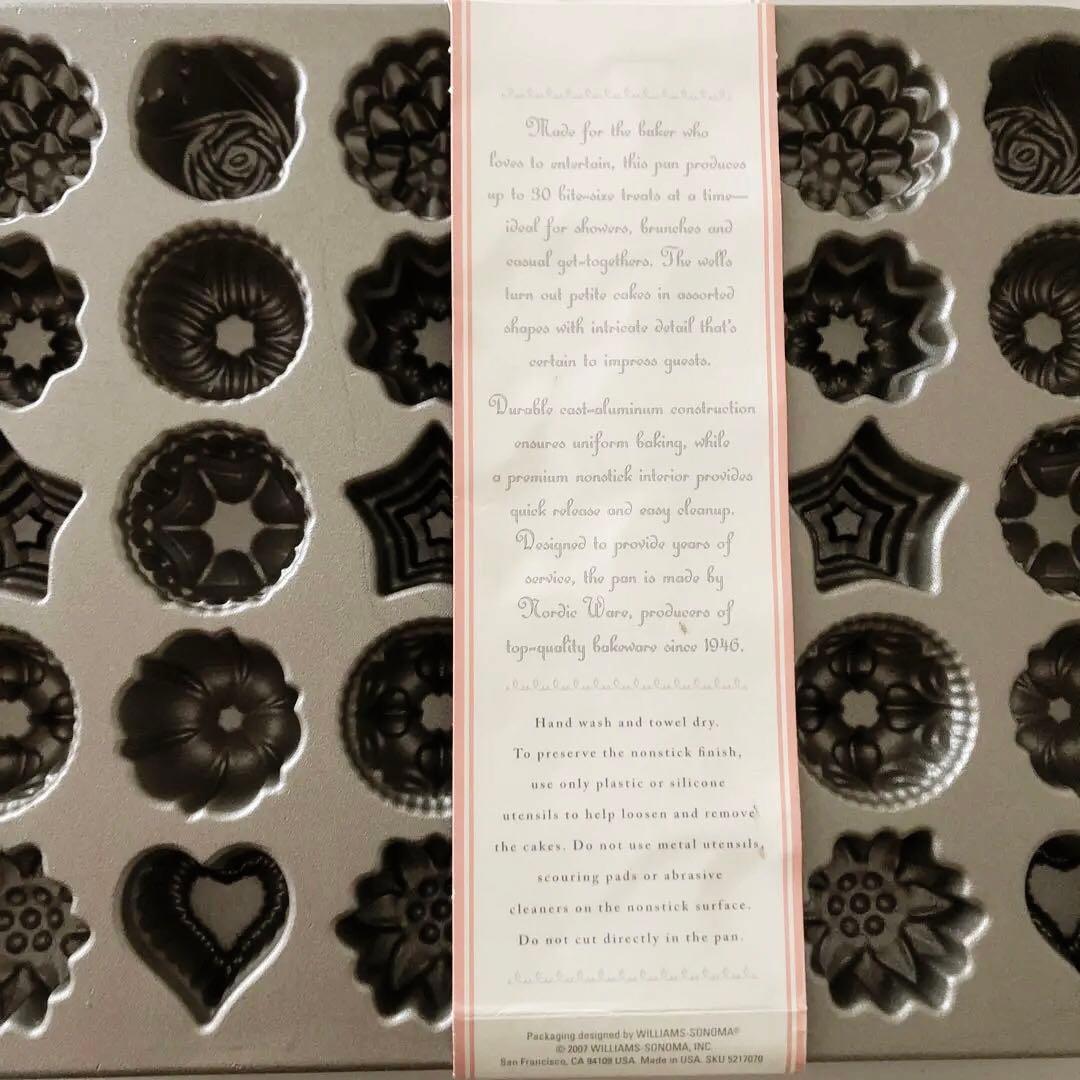 ノルディックウェア　ミニティーケーキ型　未使用品　ウィリアムズソノマ購入