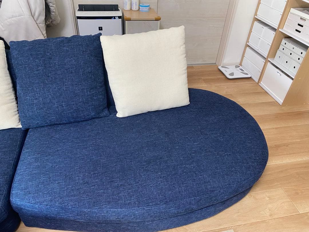 【セット販売】おしゃれカウチソファ　幅2300 ②【合計51000円】