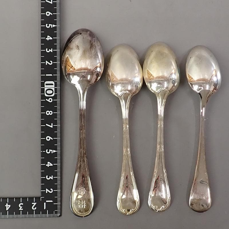 RU-5239　クリストフル　Christofle　シルバースプーン　4点