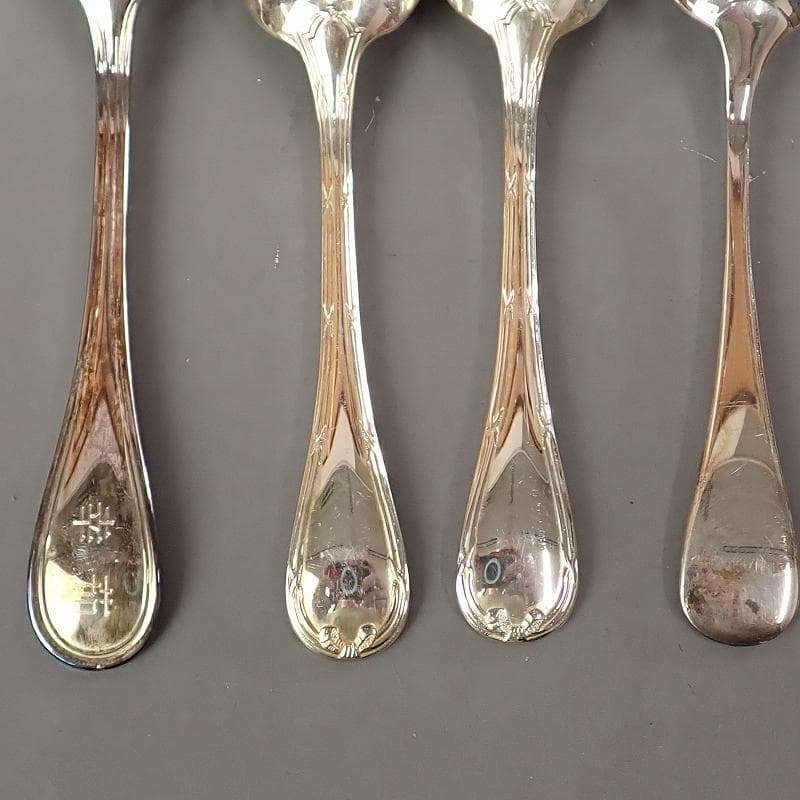 RU-5239　クリストフル　Christofle　シルバースプーン　4点